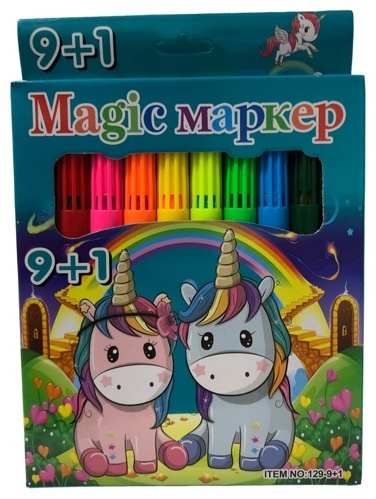 Набор фломастеров 9+1